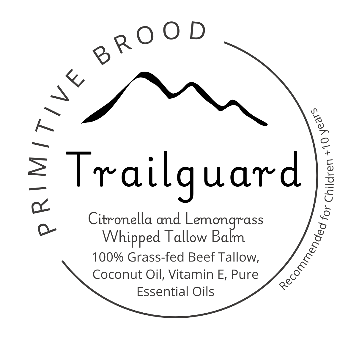 Trailguard – Natural Bug-Repelling Tallow Balm | Whipped Insect Shield with Citronella & Lemongrass