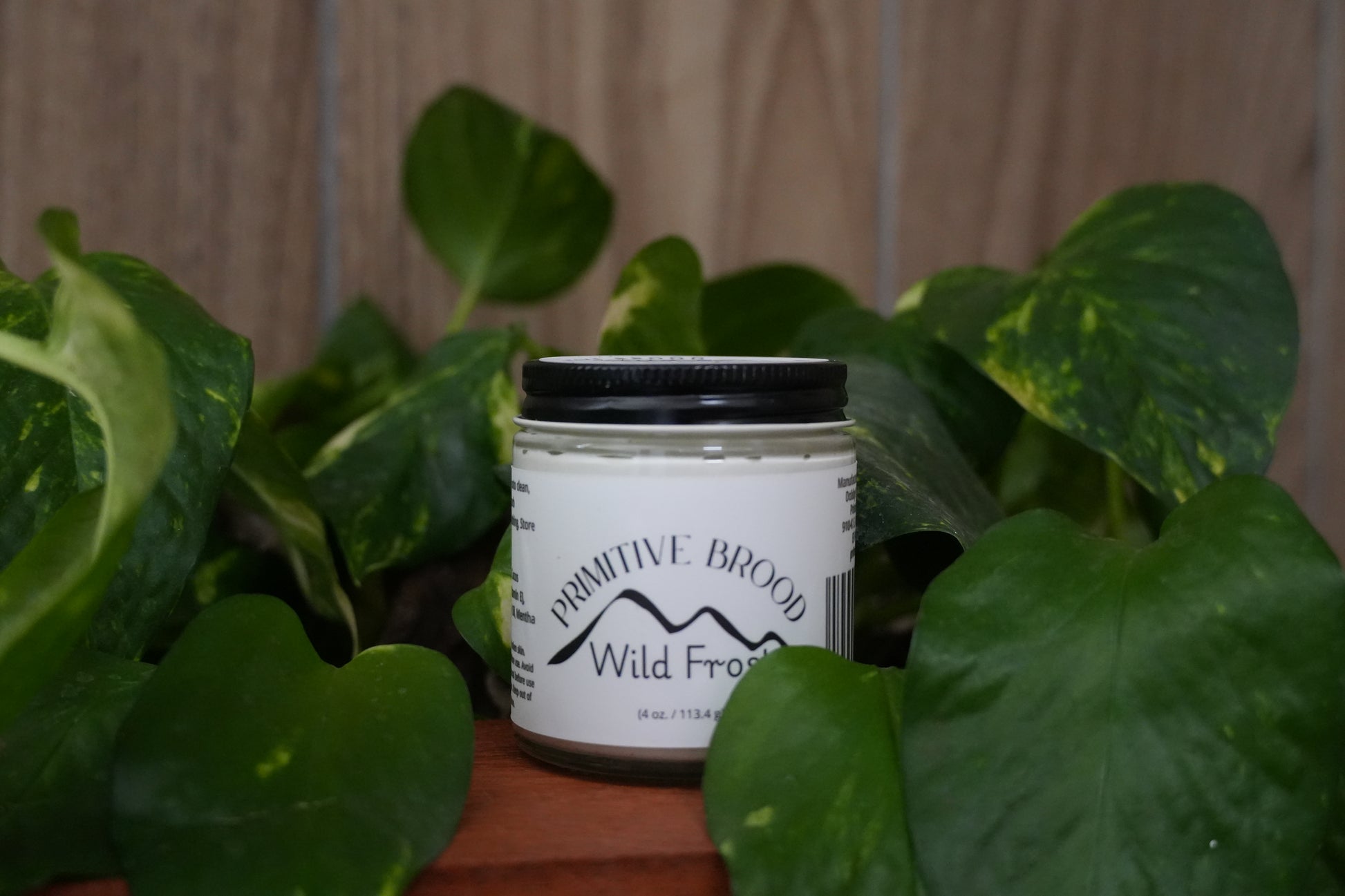 Primitive Brood, Wild Frost. Eucalyptus and Spearmint Whipped Tallow Balm. 100% grass-fed Beef Tallow, coconut oil, vitamin E, pure essential oils.